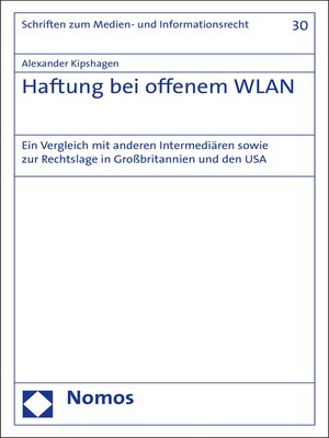 cover image of Haftung bei offenem WLAN